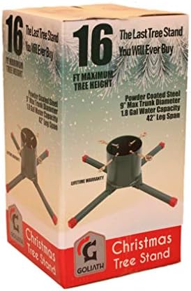 Goliath Welded Steel Christmas Tree Stand for Live Trees 8 to 16 Foot - Image 6