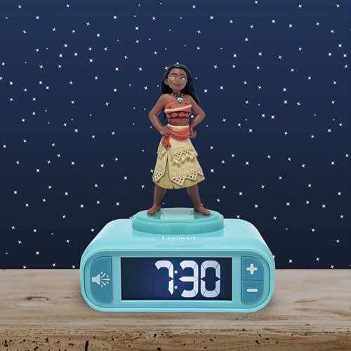 LEXiBOOK, Moana Nightlight Alarm Clock, RL800VN - Image 2
