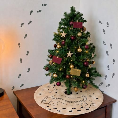 14'' Magical Christmas Tree Skirt Vintage Christmas Decorations by Motionchic