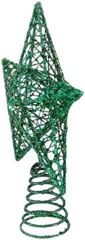 BinaryABC Iron Christmas Tree Star Topper,20cm Glittering Tree Topper - Image 7