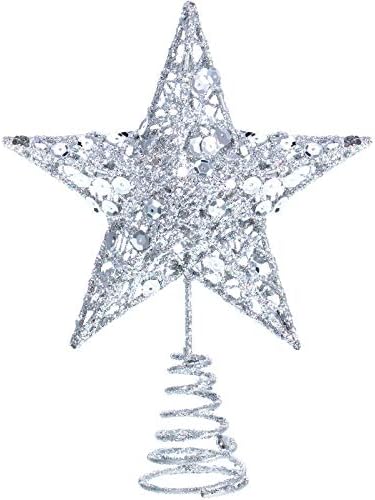 Blulu Christmas Star Tree Topper Small Christmas Treetop by Blulu