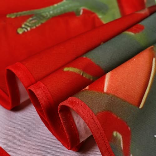 48 Inch Vintage Christmas Tree Skirt with Santa & Jingle Bells - Festive Decor for Indoor Outdoor Holiday Parties - Image 5