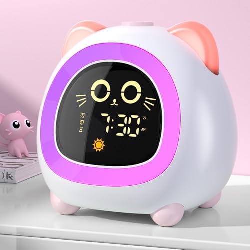 ANALOI Alarm Clock for Kids, Ok to Wake Clock for Girls, Sleep Training by ANALOI