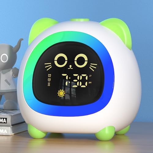 ANALOI Alarm Clock for Kids, Ok to Wake Clock for Girls, Sleep Training by ANALOI