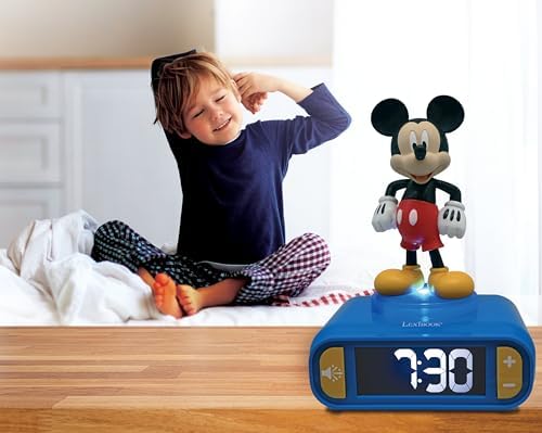 LEXiBOOK, Mickey Nightlight Alarm Clock, RL800MCH - Image 6