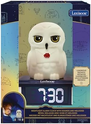 LEXiBOOK, Hedwig Nightlight Alarm Clock, RL800HP1 - Image 6