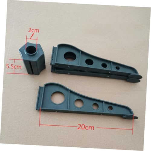 2pcs Plastic Christmas Tree Stands Fake Tree Base Holders Green Xmas Pole Supports Easy Installation Rust-Resistant for Home Holiday Decor - Image 5