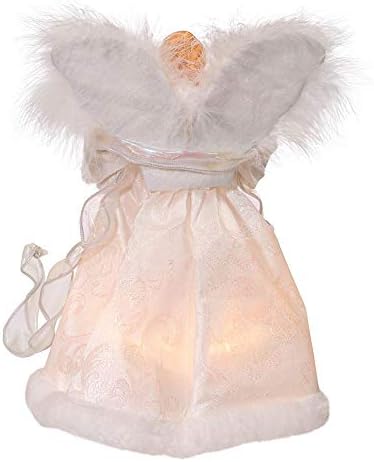 Kurt S. Adler 10-Inch UL 10-Light White Angel Treetop - Image 6