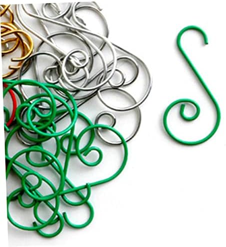 Outanaya 100 Pcs Ornament Hooks Decorative s Hooks for Christmas Tree Easy to Use Wreath Hangers - Image 2
