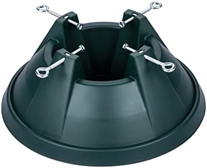 19" Dia. Real Christmas Tree Stand, Holds up to an 8 ft Tree with 2.25" - 5.5" Dia. Tree Trunk, 3.5 qt Water Load Capacity by PuleoInternational
