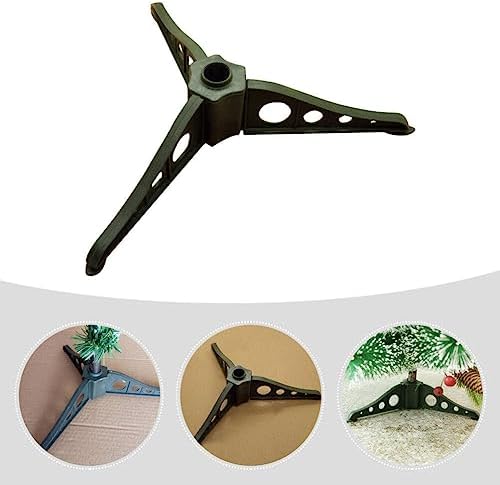 Sewroro Christmas Tree Base Artificial Christmas Tree Stand Artificial Tree Replacement Stand Plastic Base Christmas Supplies Xmas Tree Stand - Image 4