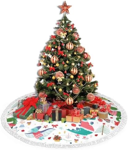 Christmas Dinosaur Christmas Tree Skirt 30 Inch - Image 4