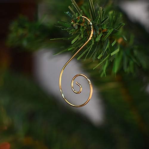 Christmas Ornaments Hooks Xmas Tree Hanger Great for Christmas Tree Decoration - 120 /Gold - Image 3