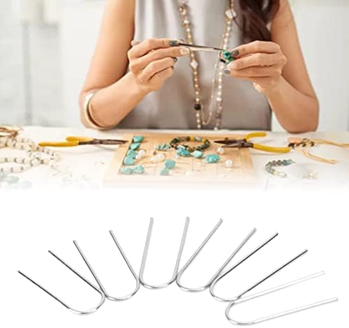 100 Pieces High Temperature U Ring Hooks Nichrome Hooks Easy to Use for Jewelry Making Perfect for Ceramic Ornaments - Image 5