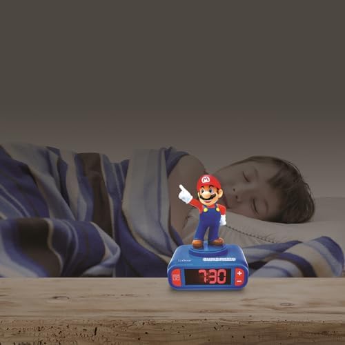 LEXiBOOK, Mario Nightlight Alarm Clock, RL800NI - Image 3