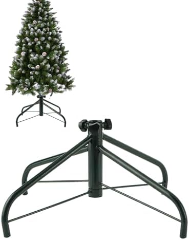 OVOV Christmas Tree Stand for Artificial Trees 17" Metal Xmas Tree Stand Christmas Tree Base for Live Tree (17") by OVOV