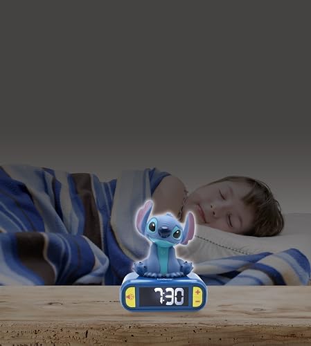 LEXiBOOK, Stitch Nightlight Alarm Clock, RL800D - Image 4