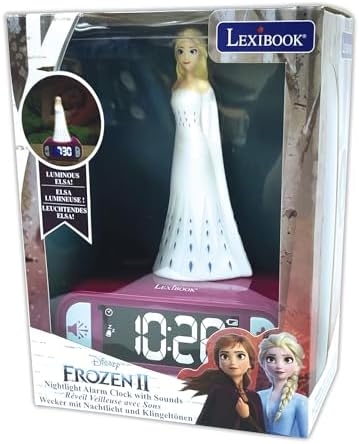 LEXiBOOK, Frozen Nightlight Alarm Clock, RL800FZ - Image 5