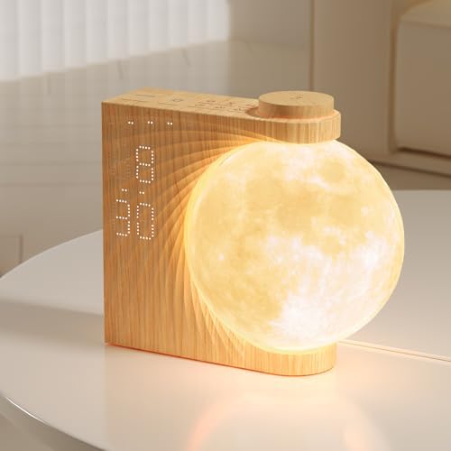 RETEYUNG Sunrise Alarm Clocks Sound Machine Moon Lamp for bedrooms by RETEYUNG