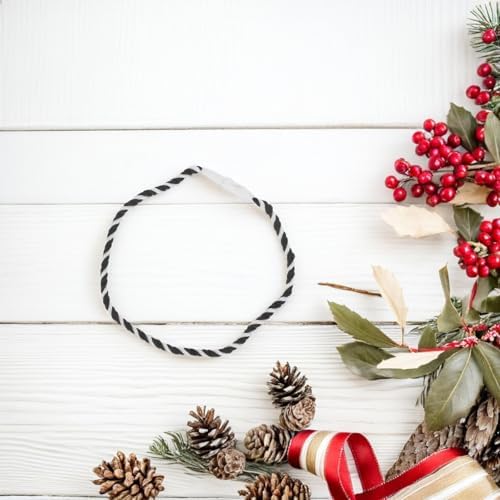 500pcs Xmas Ornament Snap Hangers Cotton Thread Plastic Fasteners - Image 7