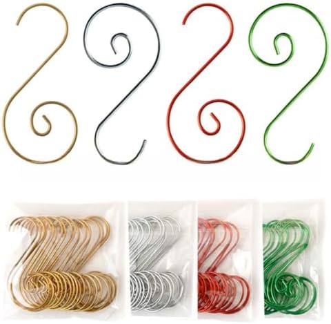 130 Pcs Christmas Ornament Hooks, Metal Tree Hangers - Image 2