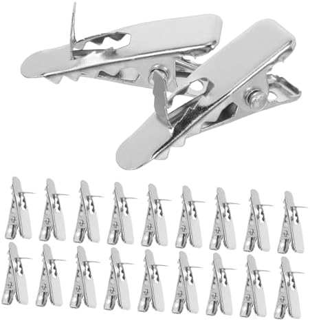 100pcs Christmas Flower Decoration Clips Versatile Alligator Clamps for Wreaths Tree Ornaments Crafts Lightweight Clips for DIY Holiday Decor by HIAKDOFT