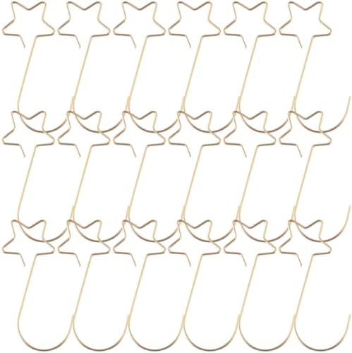NUOBESTY 100pcs Premium Stainless Steel Christmas Ornament Hooks by NUOBESTY