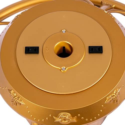 Vickerman 360 Degree Rotating Tree Stand - for Artificial Christmas Trees up to Maximum 120 Lbs - Gold Color - Stand for Artificial Christmas Tree - Spinning Christmas Tree - Image 2