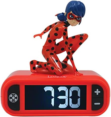 LEXiBOOK, Miraculous Nightlight Alarm Clock, RL800MI by Lexibook