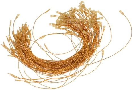 Uonlytech 1000pcs Christmas Ornament Hooks with Precut Rope and Snap Design by UONLYtech