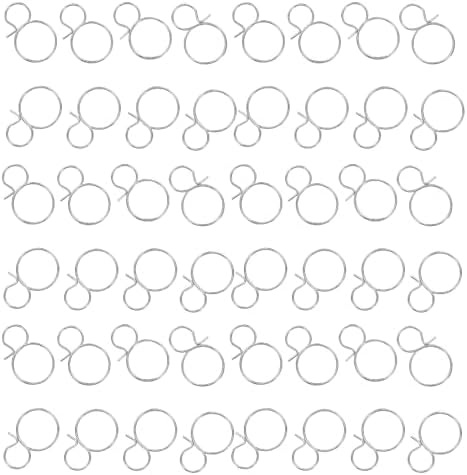 SOLUSTRE 100pcs Figure 8 Stainless Steel Chandelier Hook Pins by SOLUSTRE