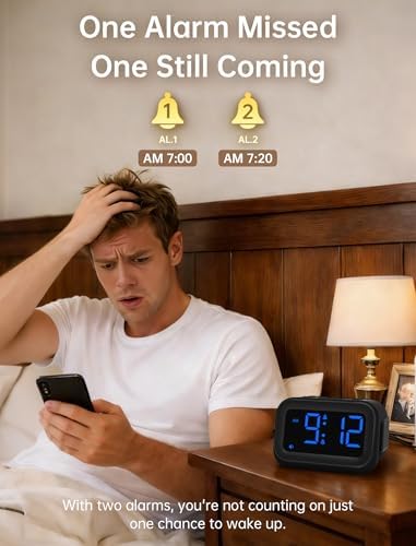 AuroraCalm Extra Loud Alarm Clock: 115dB On-Time Wake-Up - Image 5