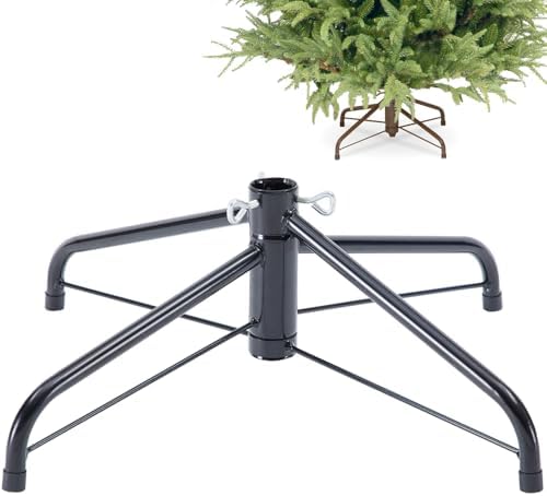 Sivya Christmas Tree Stand for 4 to 6 Foot Trees???Fits 0.7-0.86 Inch Pole (16"/40cm, Dia 0.86"/2.2cm) by Sivya