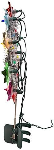 Kurt S. Adler 11-Inch 11-Light Multi-Color Retro Reflector Tree Topper - Image 4