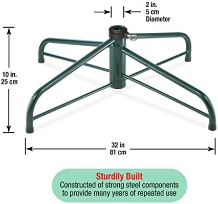 National Tree Company Christmas Tree Folding Stand, Green, For Trees 4 - 6 Feet, 16 Inches - Image 3