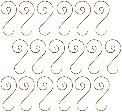 100pcs Christmas Tree Hooks Metal Ornament Hangers for Holiday Decor Sturdy for Stockings and Festive Displays for Home Event Use by SOESFOUFU