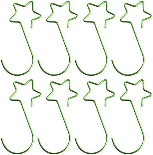 100 Pcs Metal Star-Shaped Hangers Christmas Ornament Hooks, Christmas Tree Hooks for Xmas Tree Hanging Decoration by Unknown