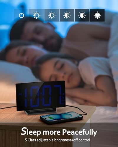 GOLOZA Digital Alarm Clock for Bedrooms, Digital Clock for Kids - Image 4