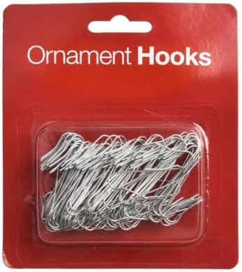 100Pcs Christmas Tree Hooks S-Shaped Metal Ornament Hangers - Image 2