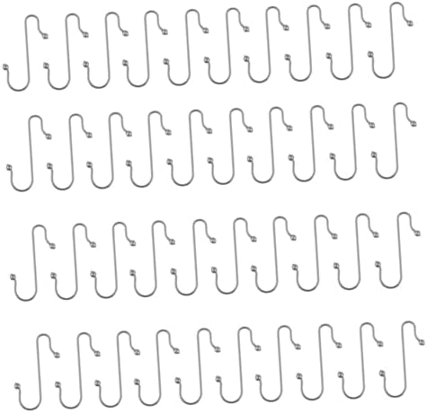 40pcs Creative Multi-Functional Metal Hook for Christmas Decorations Xmas Hanging Hooks Hangers for Baubles Punch Design for Parties and Home Decor by TINEASUR