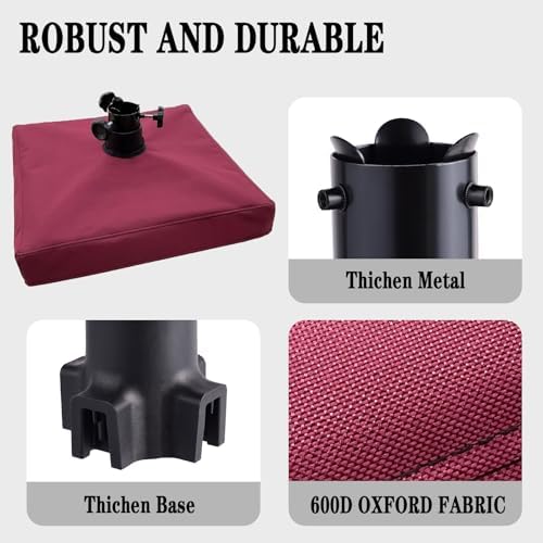 Rolling Christmas Tree Stand Suitable for Artificial Christmas Trees Up to 7.5 Feet - Image 5
