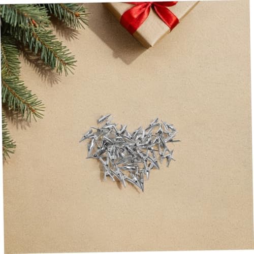 VOSAREA 100pcs Flower Clips Clips for Holiday Decorations Wreaths and Ornaments Easy to Use for Poinsettia Tree and Garland Decor - Image 5