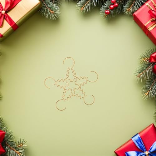 100pcs Mini Gold Metal Christmas Tree Ornament Hooks for Baubles - Image 7
