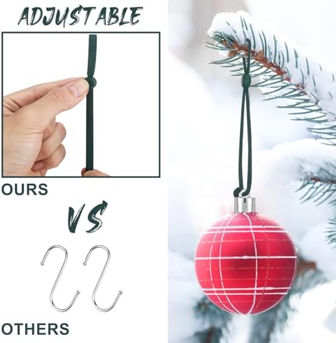 Daifunli 36 Pcs Christmas Adjustable Decoration Hooks, Green - Image 3