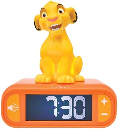 LEXiBOOK, Simba Nightlight Alarm Clock, RL800AN - Image 2