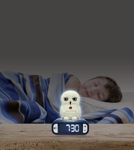 LEXiBOOK, Hedwig Nightlight Alarm Clock, RL800HP1 - Image 5