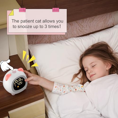 ANALOI Alarm Clock for Kids, Ok to Wake Clock for Girls, Sleep Training - Image 3