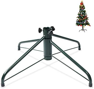 Elfjoy Christmas Tree Stand 19.7 inches Iron Metal Bracket Rubber Pad with Thumb Screw (50cm) by ELFJOY