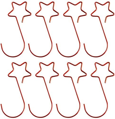 100 Pcs Metal Star-Shaped Hangers Christmas Ornament Hooks, Christmas Tree Hooks for Xmas Tree Hanging Decoration by Unknown