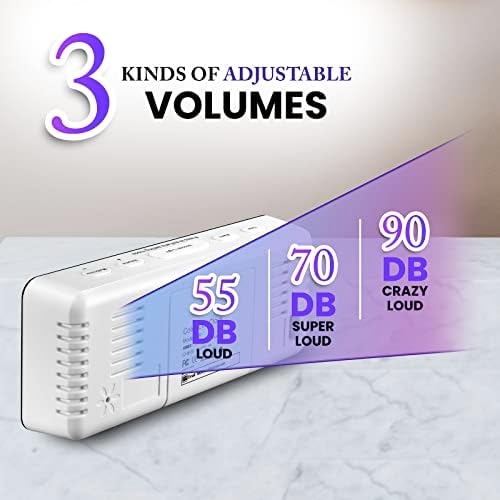HODIK Alarm Clock for Kids -Digital Clock with 7 Color, 4 Dimmable Backlight & 3 Adjustable Volumes, 12/24 Hour, Snooze, Small Clocks for Classroom Bedroom - Image 3
